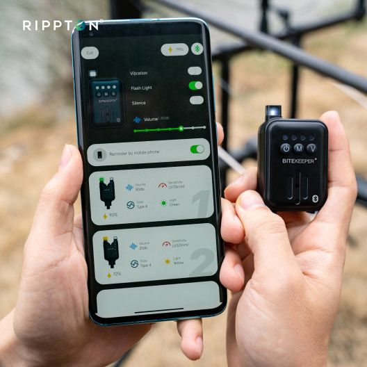 Rippton Biter Keeper Pro Fishing Bite Alarms Set with Receiver ( 4 Alarm+recep) - Imagen 4