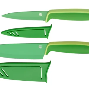 WMF Touch 1879084100 juego de cuchillos verdes, 2 piezas