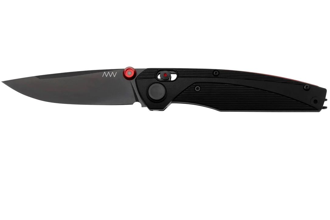 ANV Knives A100, Elmax, DLC, Alock, GRN Black ANVA100-016, navaja - Imagen 2