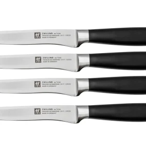 Zwilling All Star 1022591, Juego de 4 cuchillos para carne, plata