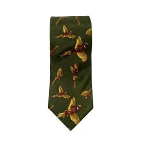 Corbata Oxford Blue seda Green