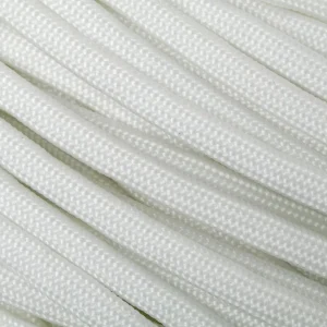 Knivesandtools 550 paracord type III, color: paraglow white, 100 ft (30,48 m)