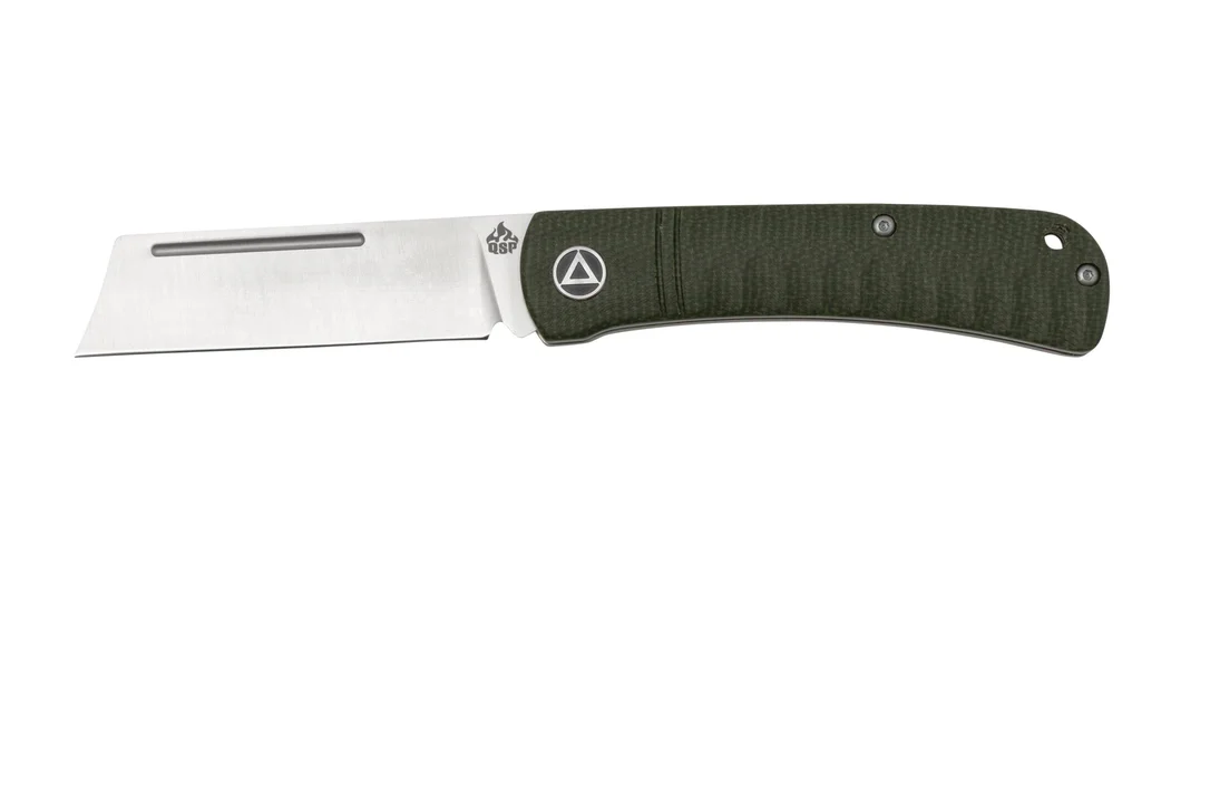 QSP Knife Hedgehog QS142-A, Green Micarta, navaja slipjoint - Imagen 2