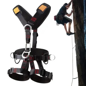 5-Point Safety Harness – Adjustable Fall Protection Kit for Climbing/Construction