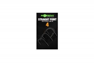 Korda Anzuelos Straight Point Barbed Talla 4