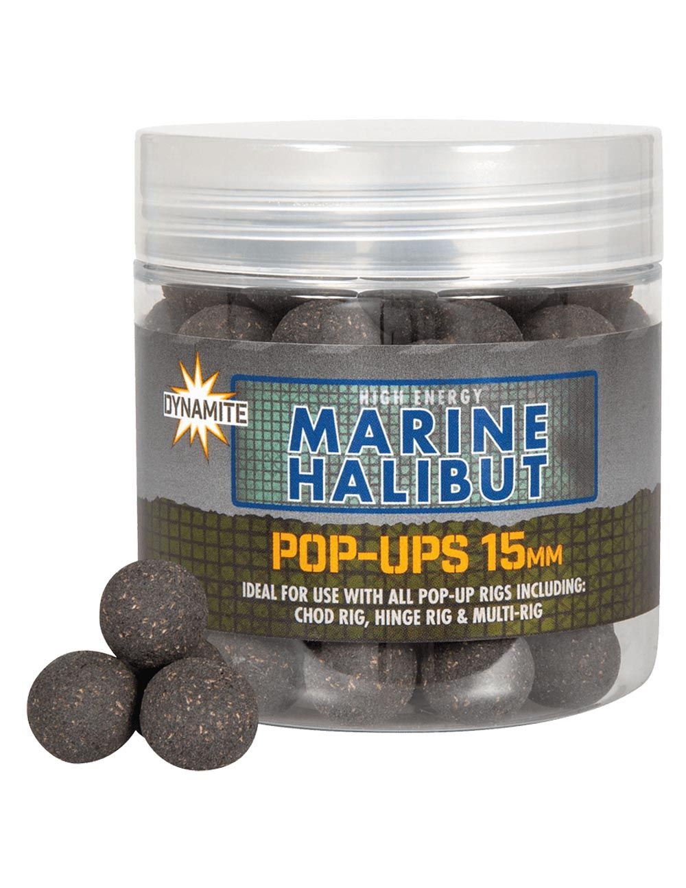 Dynamite Baits Marine Halibut Pop Ups 15mm - Imagen 3