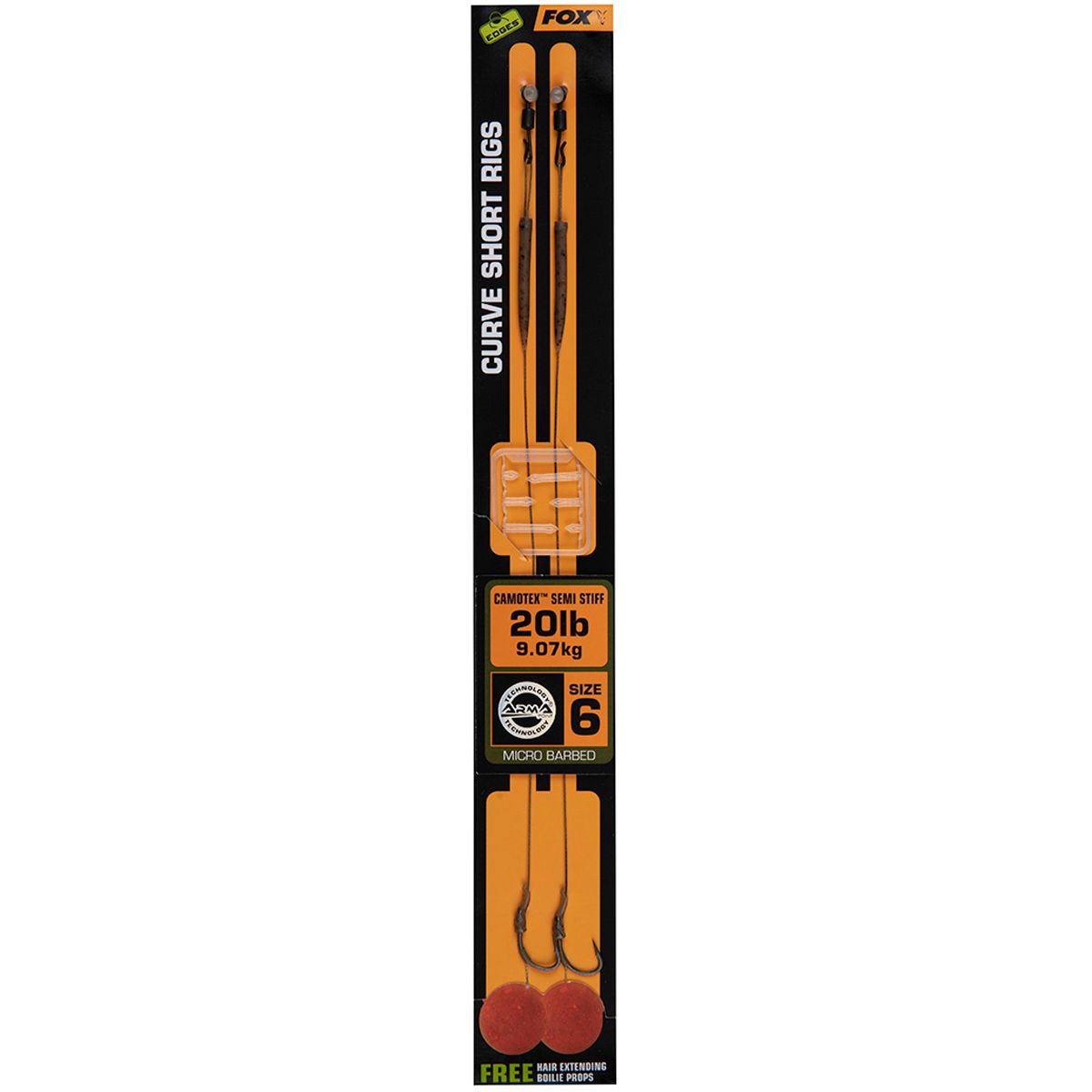 Fox Edges Curve Short Camotex Semi Stiff Nº6 20lb x2 - Imagen 7