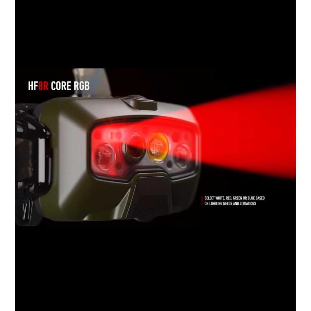Frontal HF8R CORE RGB- Camuflage 1600 Lúmenes Recargable - Imagen 7