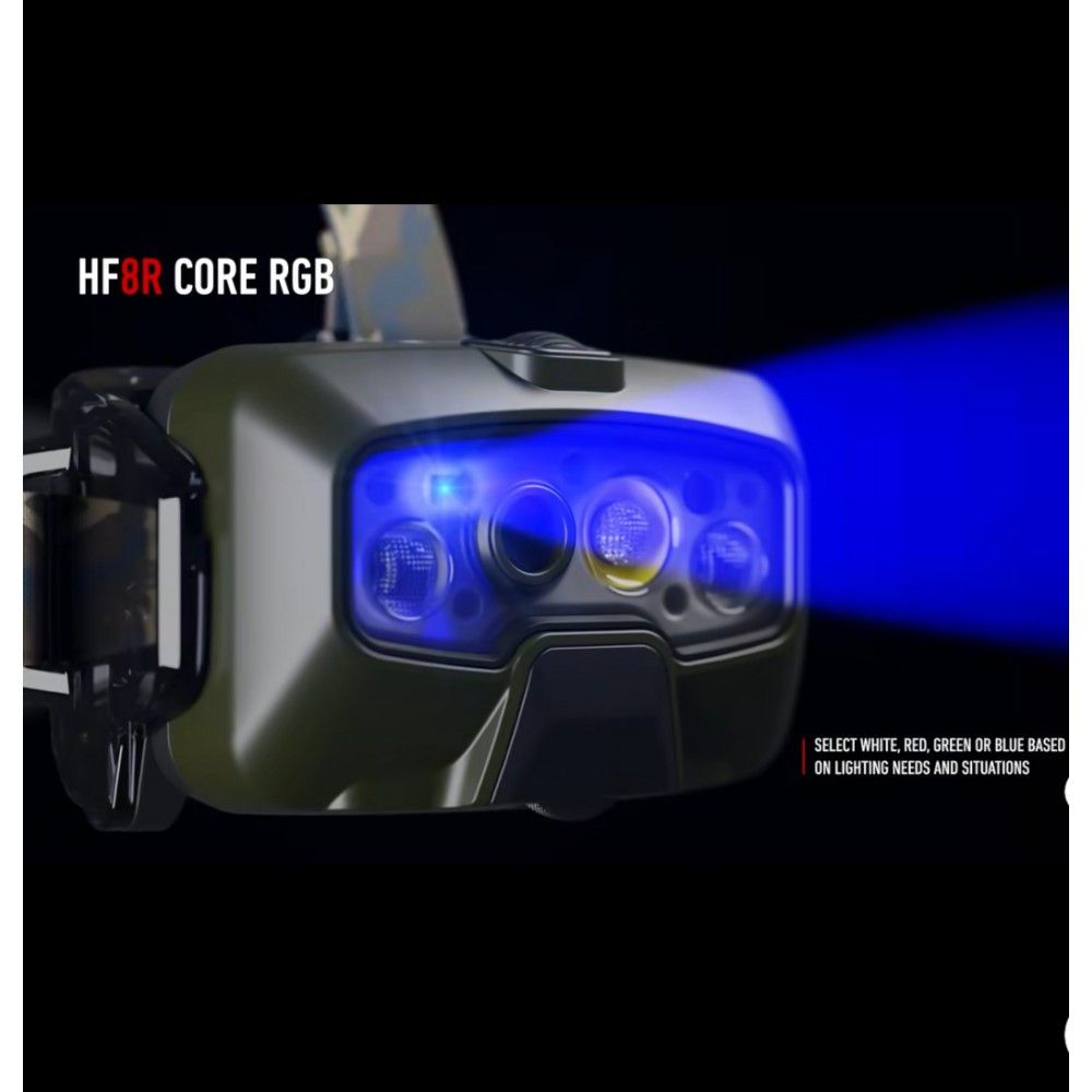 Frontal HF8R CORE RGB- Camuflage 1600 Lúmenes Recargable - Imagen 9