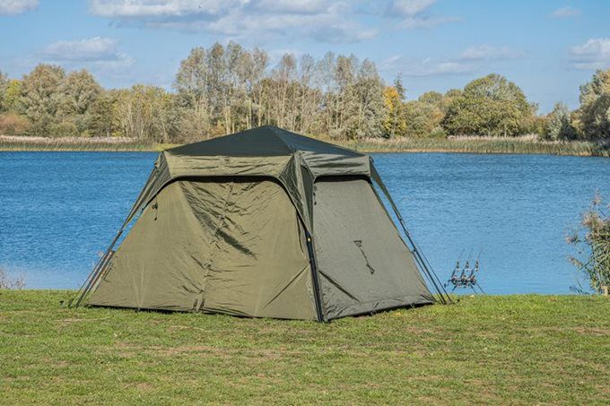 Solar Tackle Sp Quick-up Shelter Green Mkll With Heavy duty Groundsheet - Imagen 2