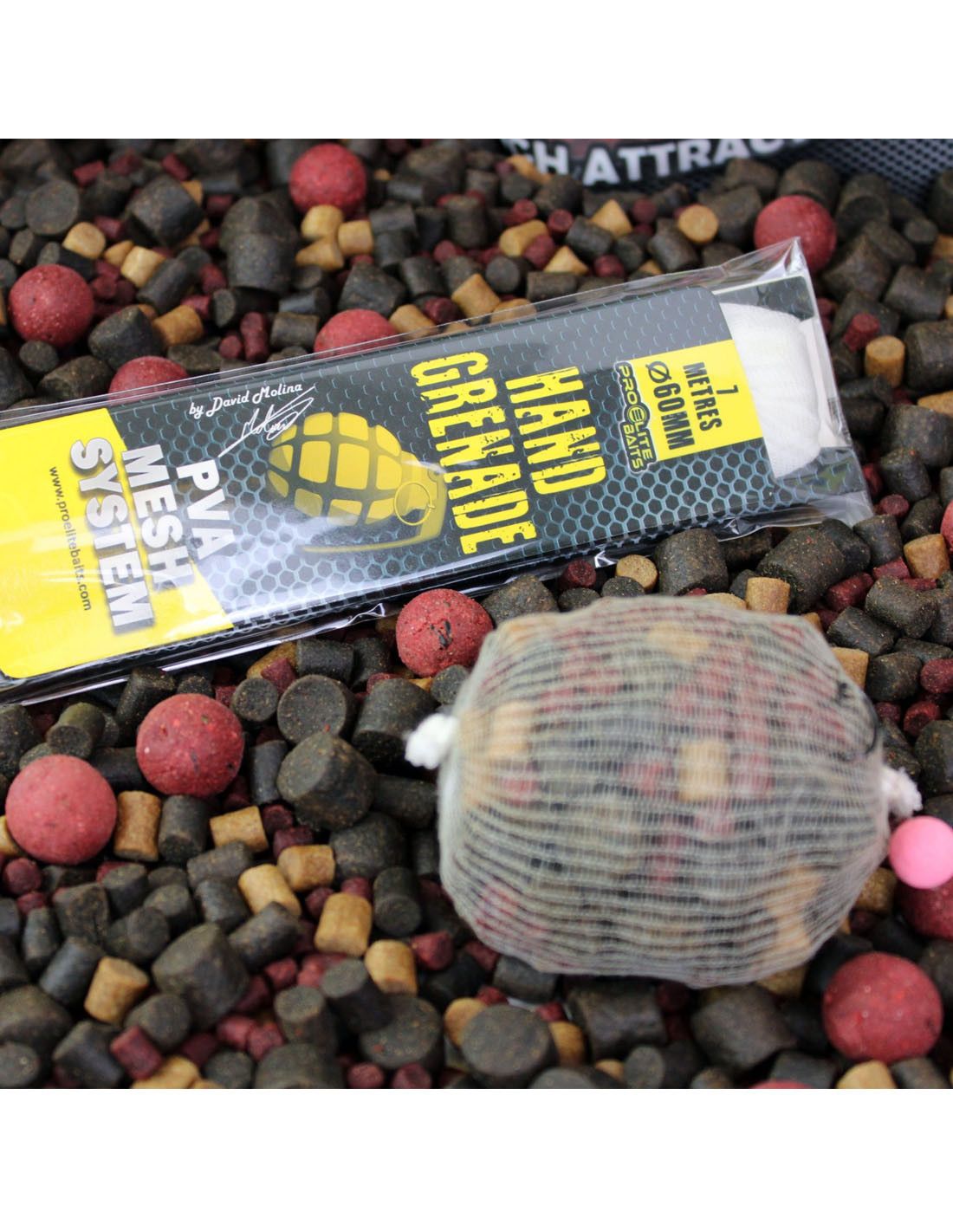 Pro Elite Baits Recarga de malla de PVA de 60mm 7m - Imagen 3