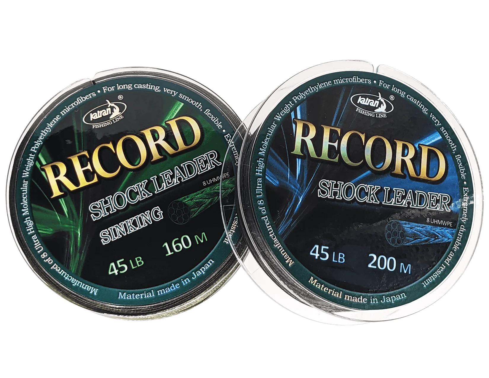 Katran Fishing Line Shock Leaders Braided Record 45lb 0,35 80m - Imagen 5