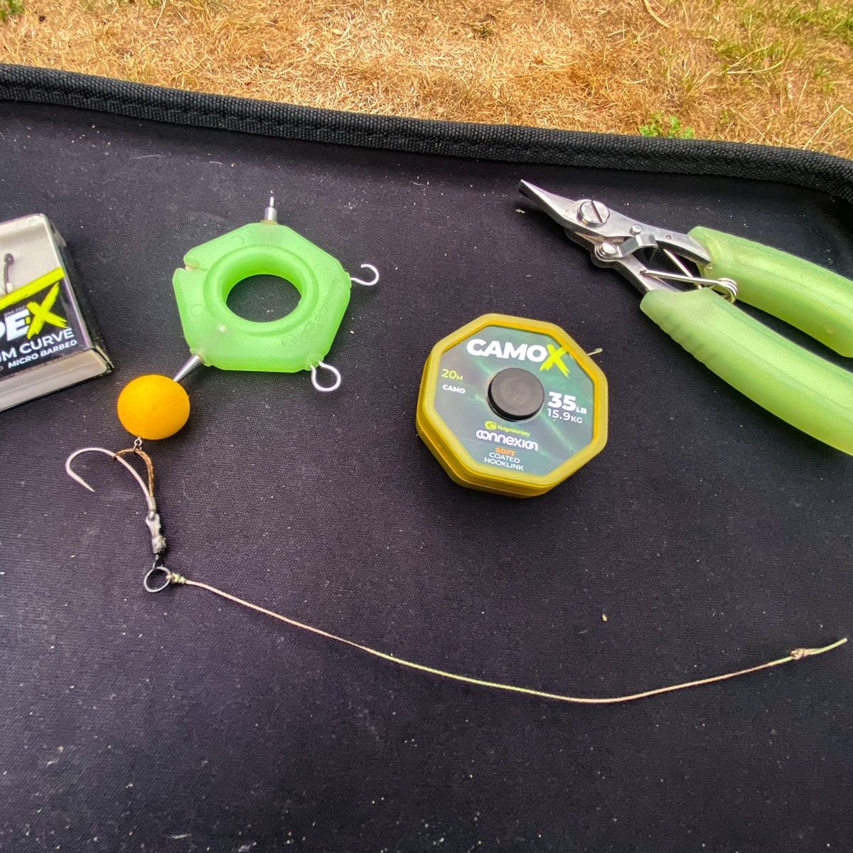 RidgeMonkey Connexion CamoX Soft Coated Hooklink 35lb - Imagen 3