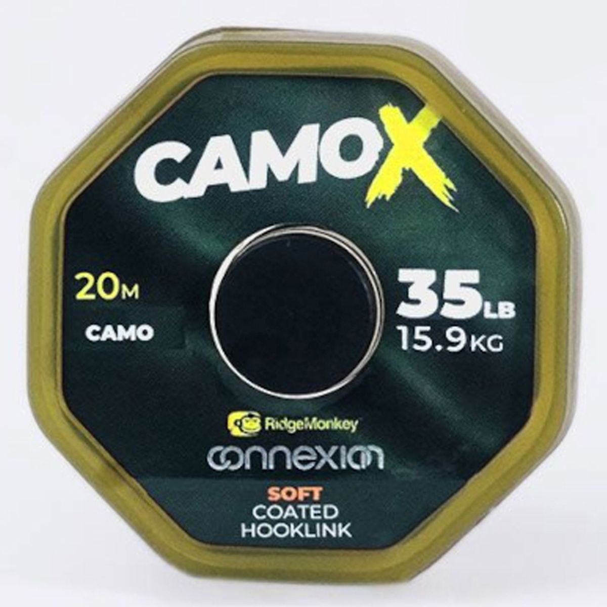RidgeMonkey Connexion CamoX Soft Coated Hooklink 35lb - Imagen 9