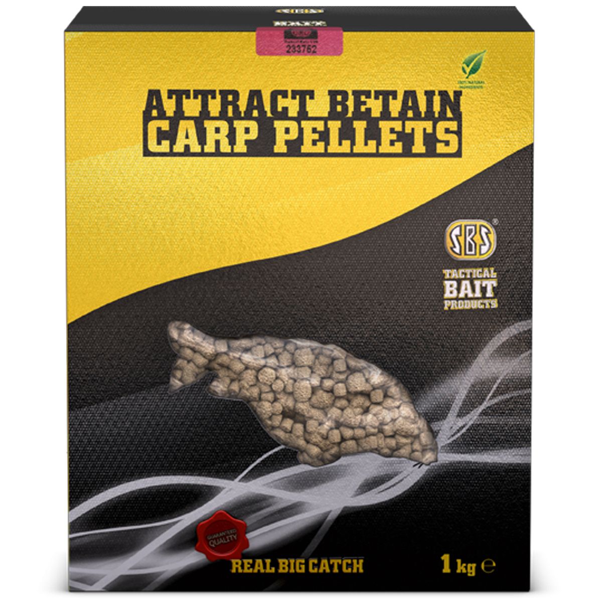 SBS Attract Betain Carp Garlic Pellets 6mm 1kg