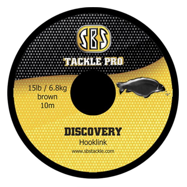 SBS Discovery Hooklink 25lb Brown 10mtr - Imagen 2