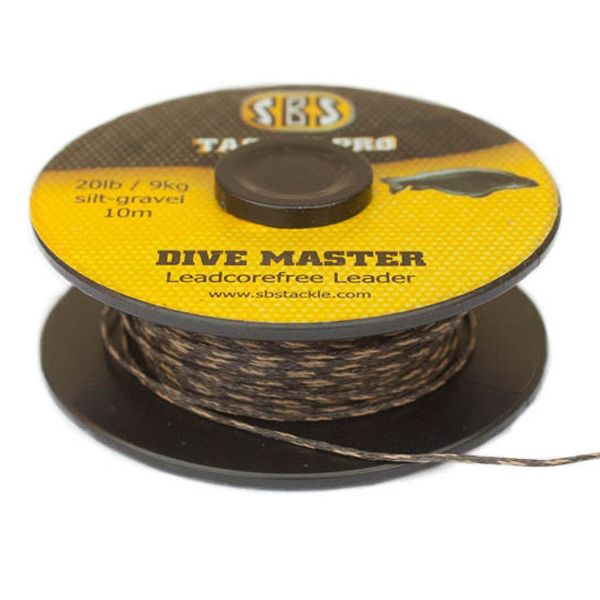 SBS Dive Master Leadcorefree Leader 20lb Silt-Gravel 10mtr - Imagen 3