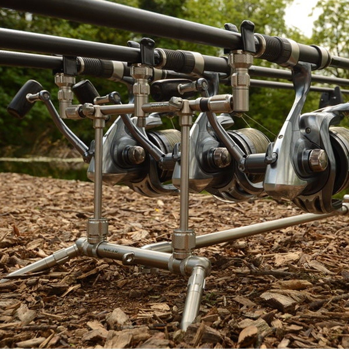 Solar Tackle P1 Buzz Bar Ajustable 3 Cañas-265mm a 400mm - Imagen 5