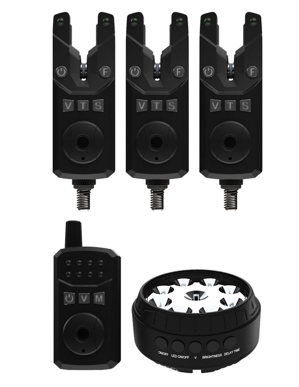 Sonik Set de Alarma SKS2 Set 3+1 + Lampara Bivvy - Imagen 7