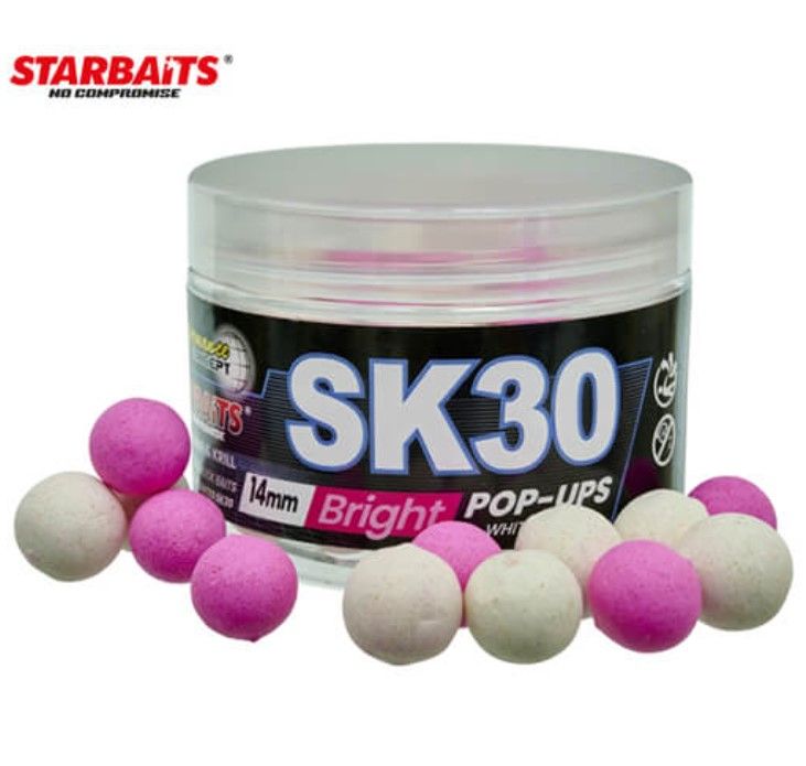 Starbaits SK30 Bright Rosa/Blanco 14mm 50gr