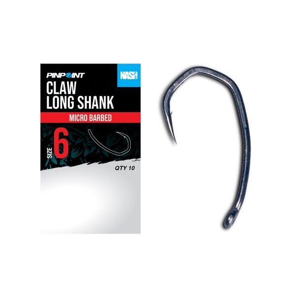Nash Claw Long Shank Size 2 Micro Barbed - Imagen 2
