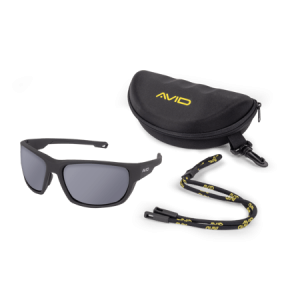 Avid Carp Gafas de sol polarizadas SeeThru OptiWrap con lentes grises