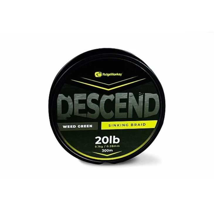 RidgeMonkey Descend Sinking Braid Verde 20lb 300m - Imagen 2