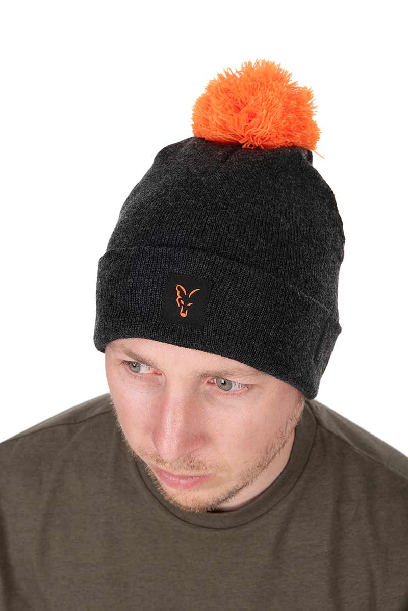 Fox Gorro Bobble Negro-Naranja - Imagen 6
