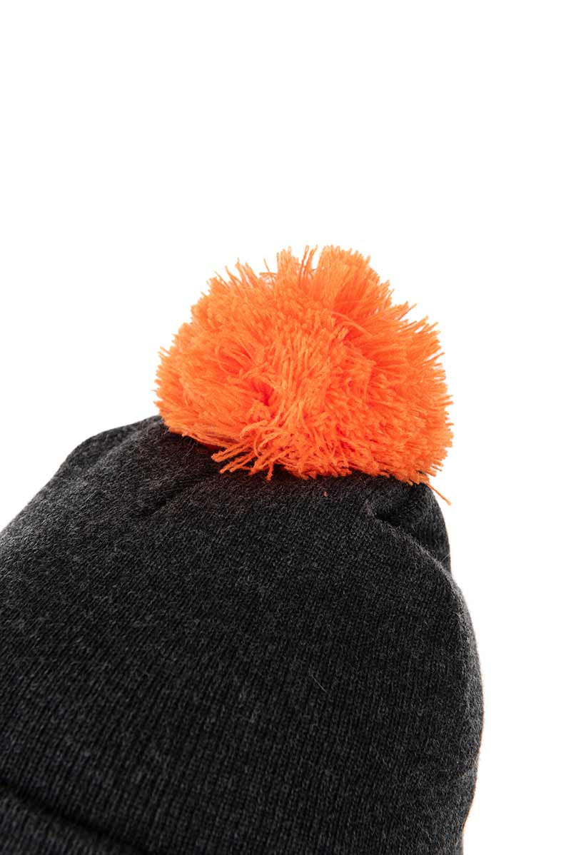 Fox Gorro Bobble Negro-Naranja - Imagen 5