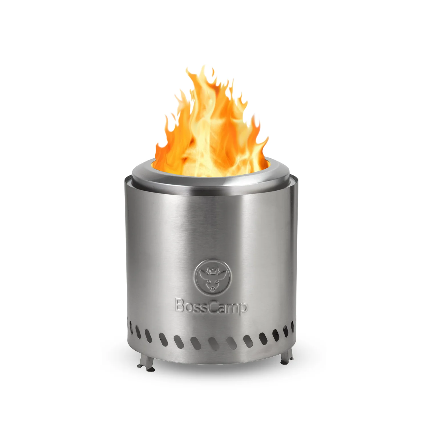 Brasero Sobremesa Sin Humo Fireboss Tabletop 22 cm Silver - Imagen 2