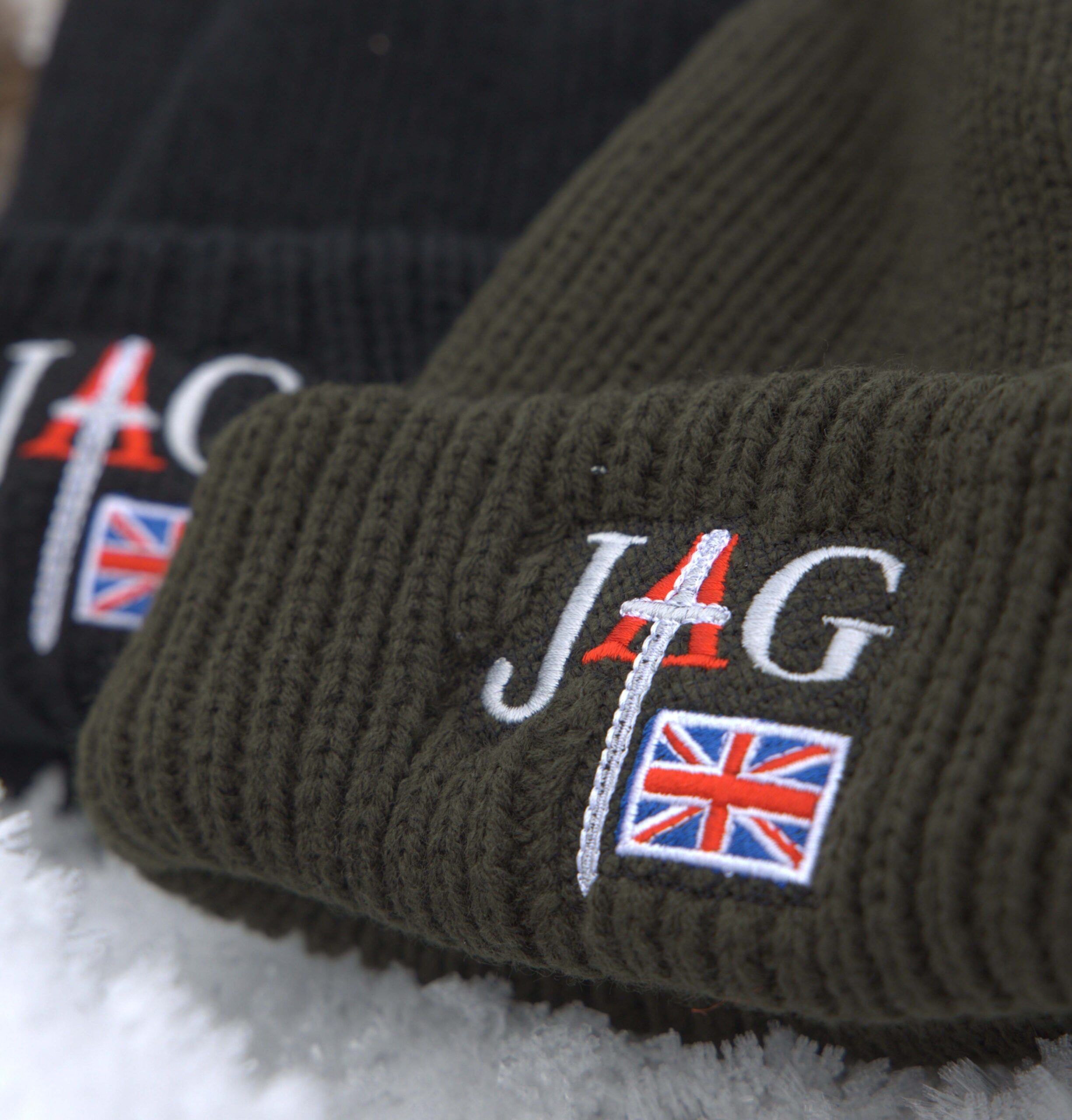 JAG Chunky Knit Beanie Green - Imagen 3