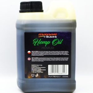 Massive Baits- Hemp Oil Premium 1000ml (Aceite de cañamón)