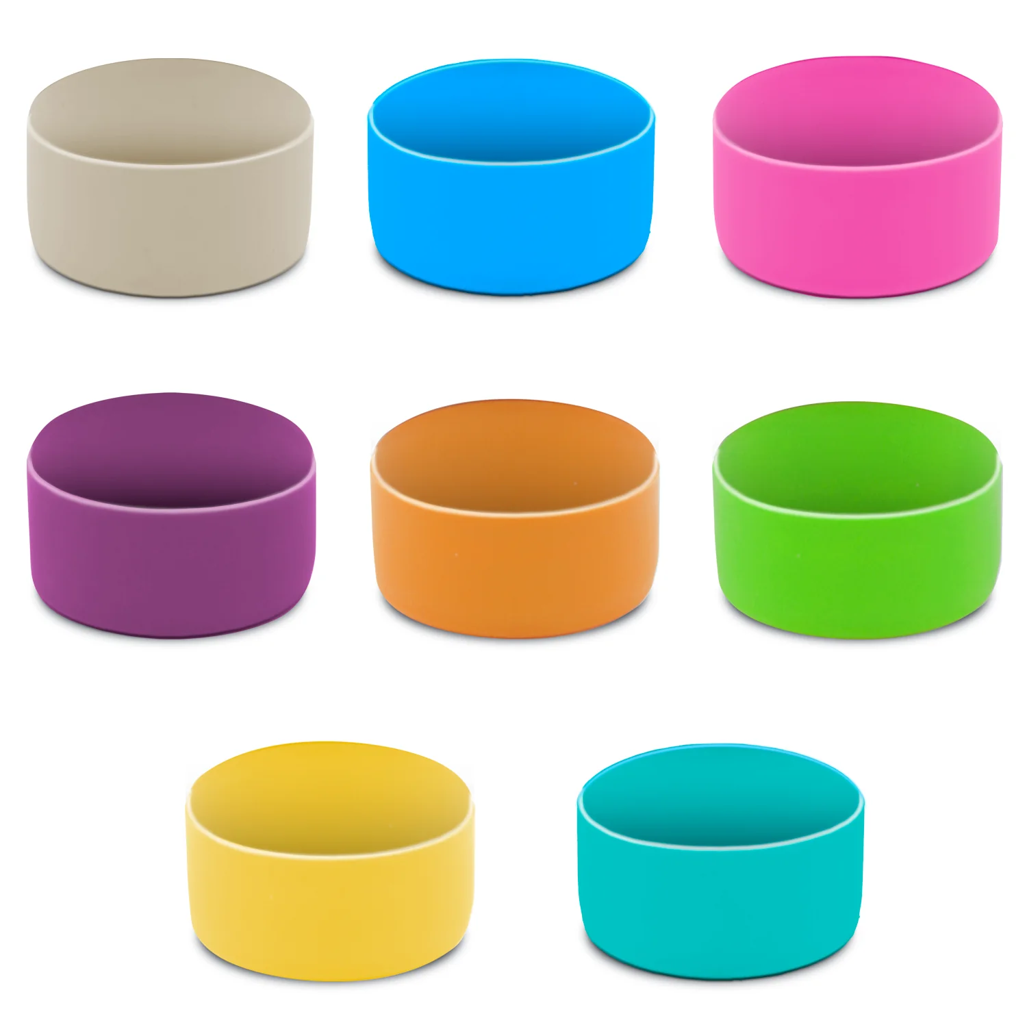 Base Protectora de Silicona para Botellas con Base Grande