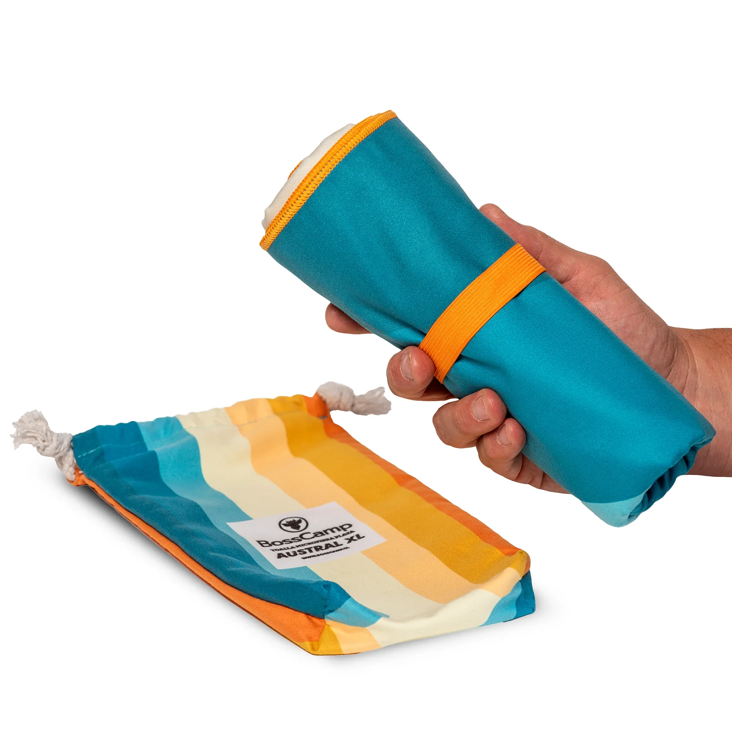 Toalla Playa Microfibra Grande XL Austral Bosscamp (90 x 200) - Imagen 7