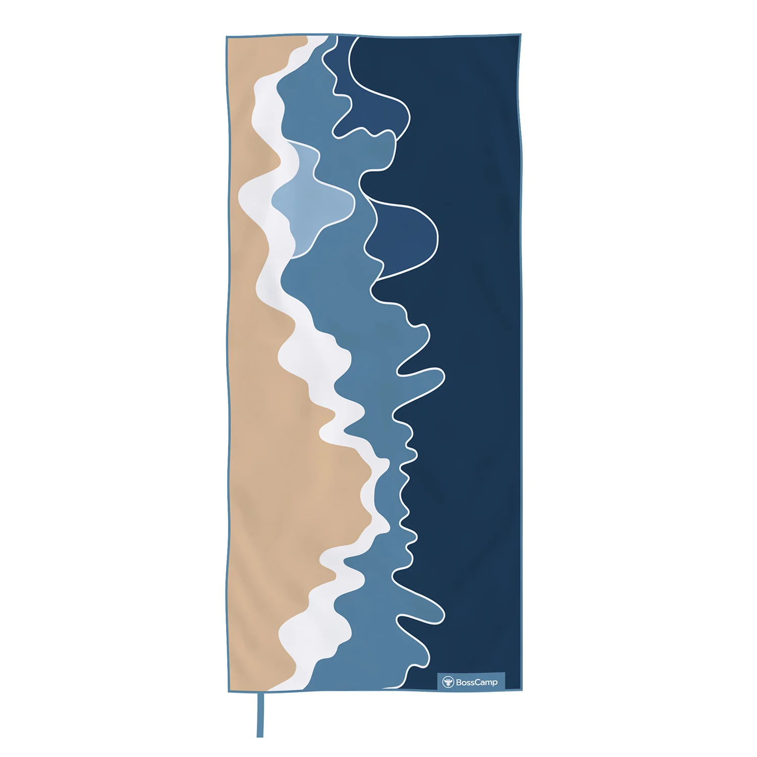 Toalla Playa Microfibra Grande XL Pichilemu Bosscamp (90 x 200) - Imagen 2