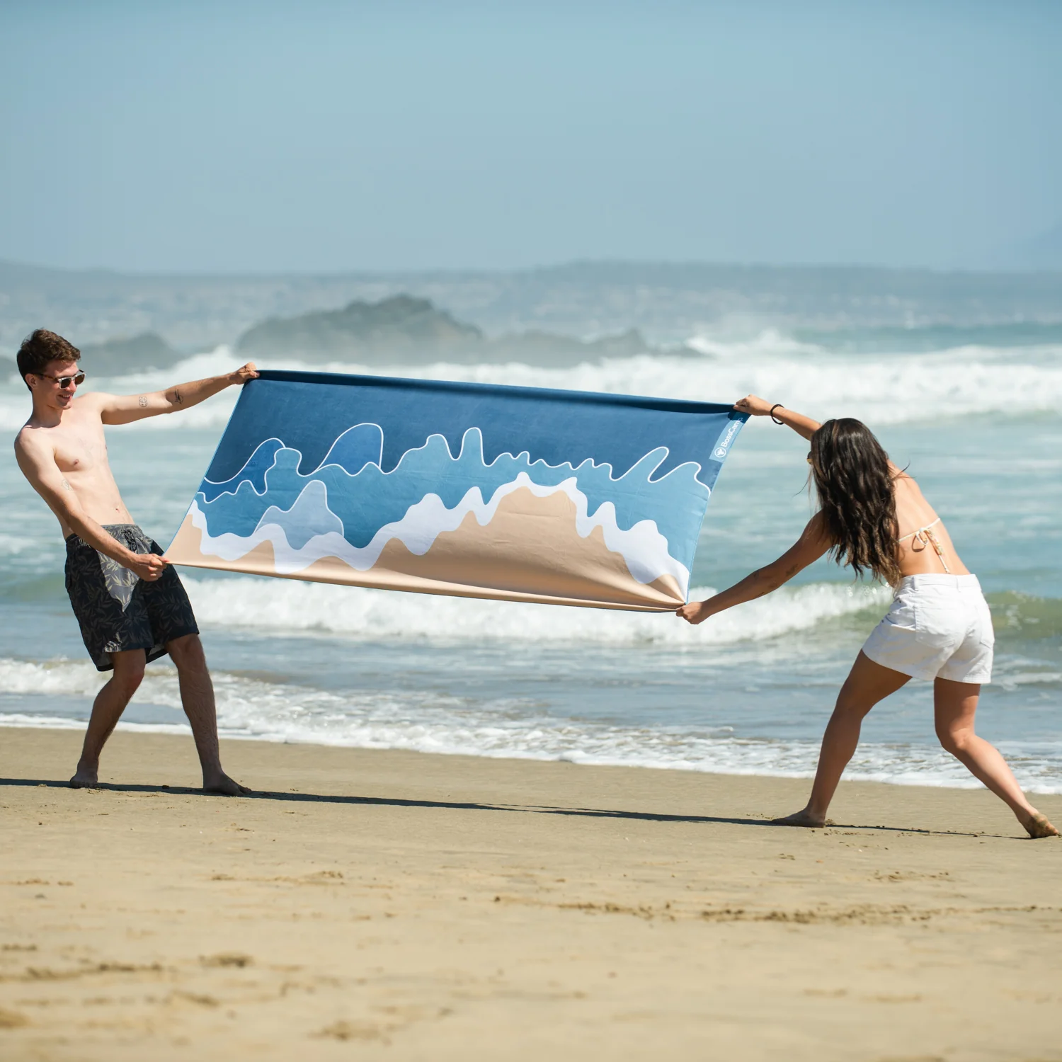 Toalla Playa Microfibra Grande XL Pichilemu Bosscamp (90 x 200) - Imagen 9