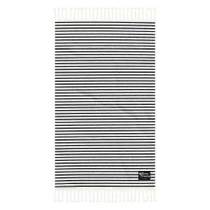 Toalla Turca 100% Algodón Línea Negra Bosscamp (100 x 180)